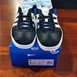Adidas Gazelle Indoor Black White Sneakers